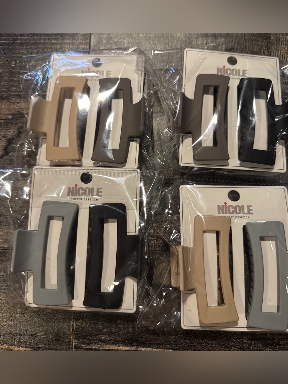 Nicole Medium Sized Claw Clip Bundle